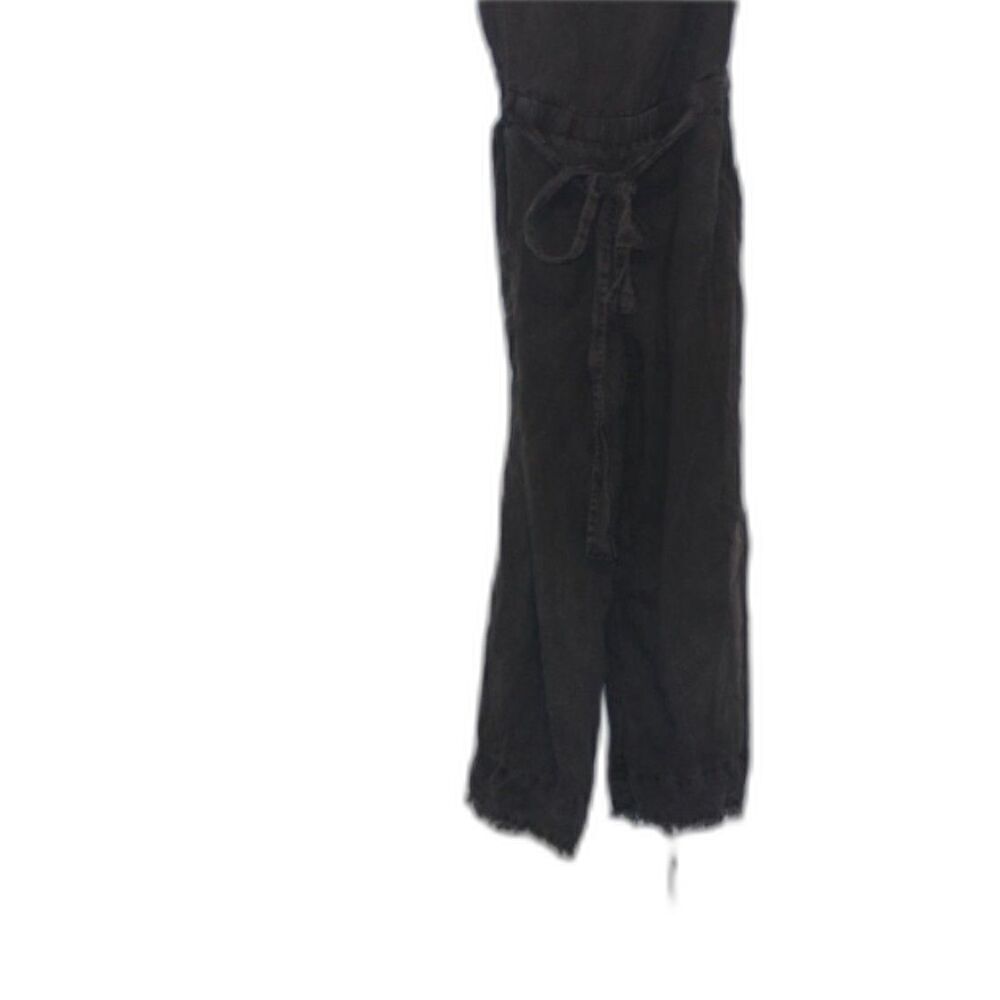 ANTHROPOLOGIE Cloth and Stone Wide Leg Cropped Jumpsuit Strapless in Medium - Picture 2 of 10
